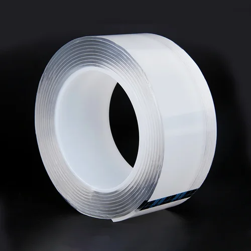 Imagen 2 del producto Cinta adhesiva multifuncional de doble cara, pegatinas de pared reutilizables impermeables, pegamento adhesivo fuerte transparente para coche, baño y cocina