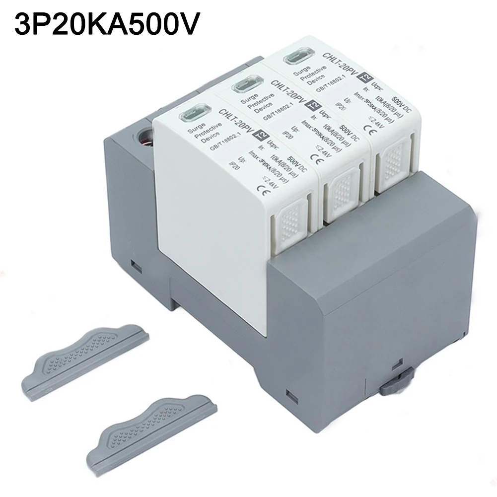 

Reliable Surge Protector for Solar PV Systems 3P Low Voltage DC at 500/1000V Fast Response and Low Residual Risk