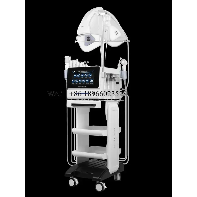 WMWMNU 11 in 1 Professional Care Facial Steamer Oxygen Mask for Face Beauty Treatment Device