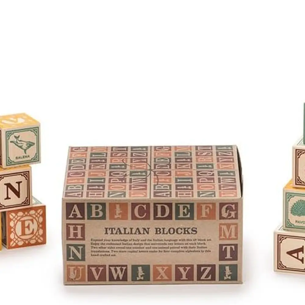 Blocchi italiani realizzati in America realizzati a mano di Uncle Goose