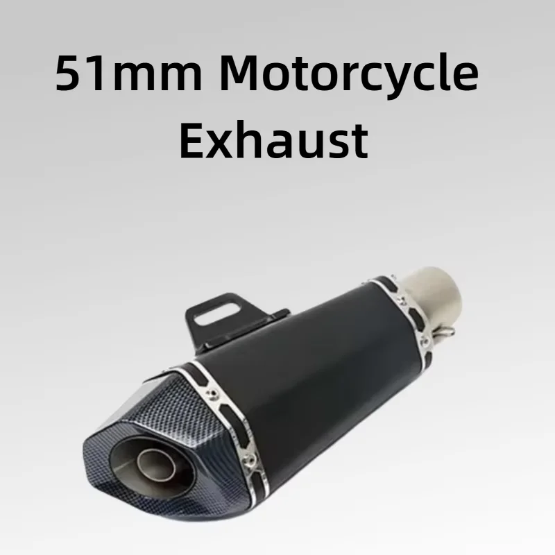 Universal 51mm motorcycle AK exhaust muffler Escape for Z900 GSXR1000 SV650 R6 R3 ZX6R ZX10 FZ8 K7 mt03 z900 z650