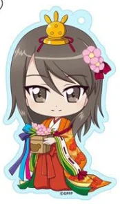 لعبة Darjeeling Anchovy Nishizumi Miho Maho Nishi Kinuyo المفاتيح دمية أنيمي الاكريليك كيرينغ قلادة للهدايا #5