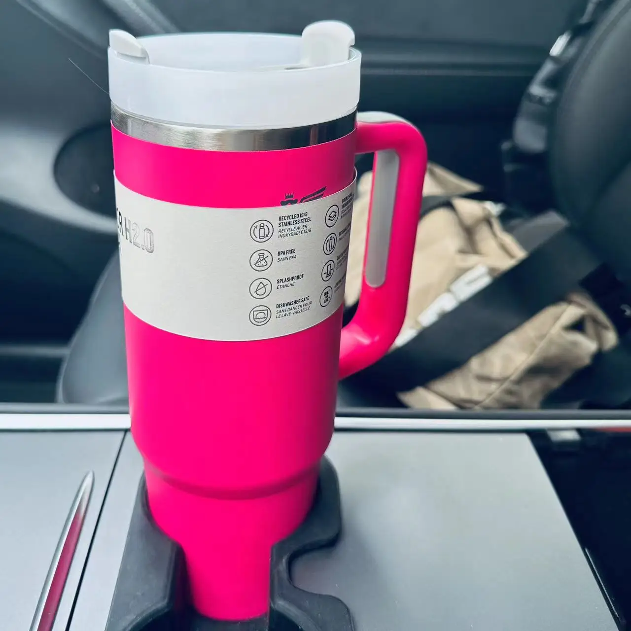 For Stanley 40oz Tumbler FlowState Straw Lid Stainless Steel Vacuum Insulated Car Mug Double Wall Thermal Iced Travel Cup bottle