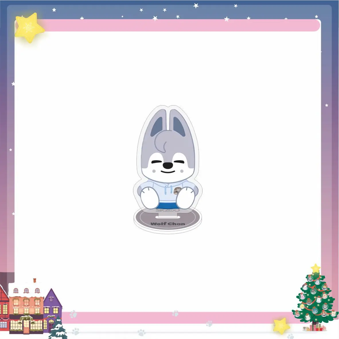 SKZOO Cartoon New Acrylic Double sided Standing Tablet Desktop Ornament Cute Star Surrounding Small Ornaments