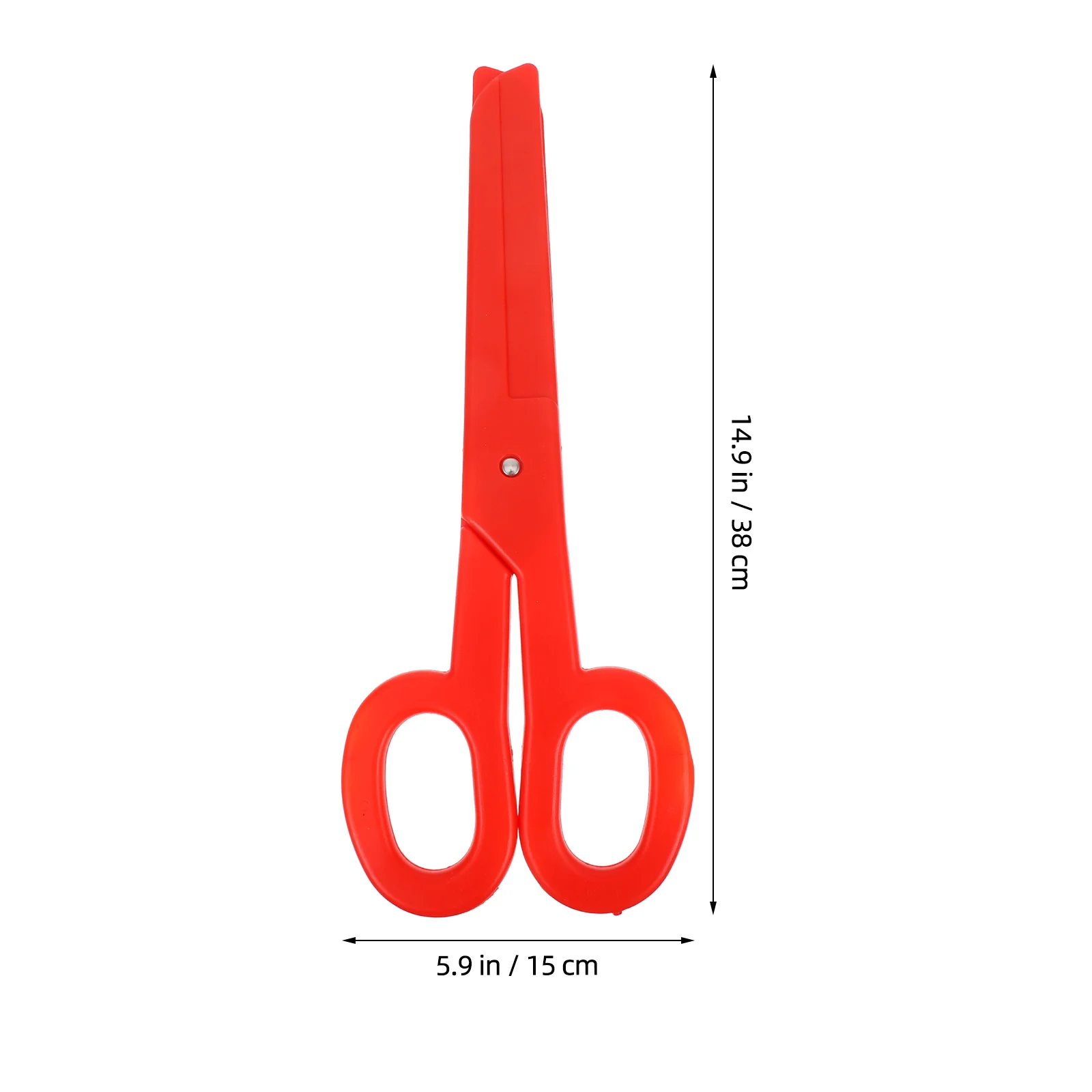 Grote schaar prop voor clown kostuum Halloween Circus Party Stage Performance volwassen kinderen cosplay accessoire oversized grappige veiligheid