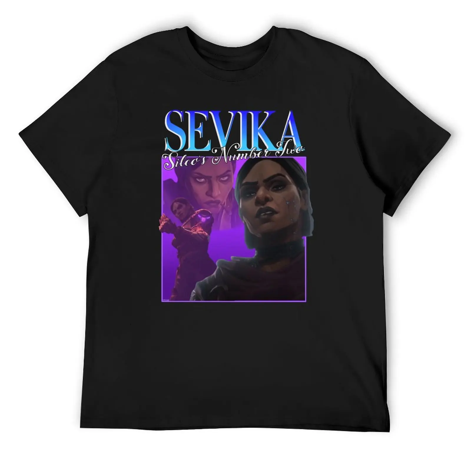 

90s Sevika T-Shirt boys animal print anime clothes Aesthetic clothing shirts graphic tee men t shirts high quality