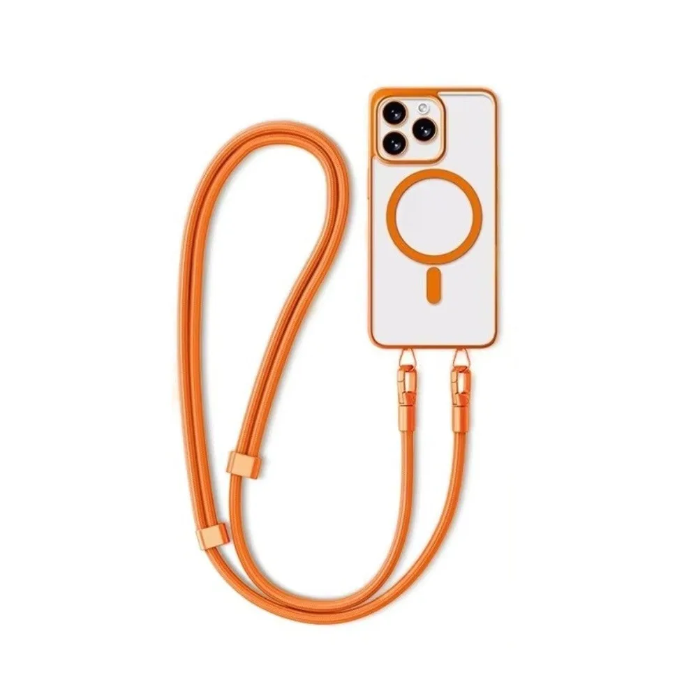 

Новый универсальный ремешок для сотового телефона, регулируемая двойная пряжка, ремешок через плечо для телефона, прочный ремешок для шеи с защитой от потери, уличный