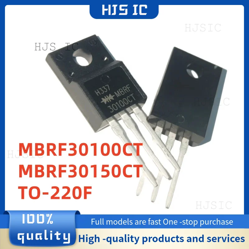 5PCS~10PCS MBR30150 MBR30100 30A 100V 150V MBRF30100CT MBRF30150CT MBR30150CT TO-220F DIP Transistor Schottky Barrier Rectifiers