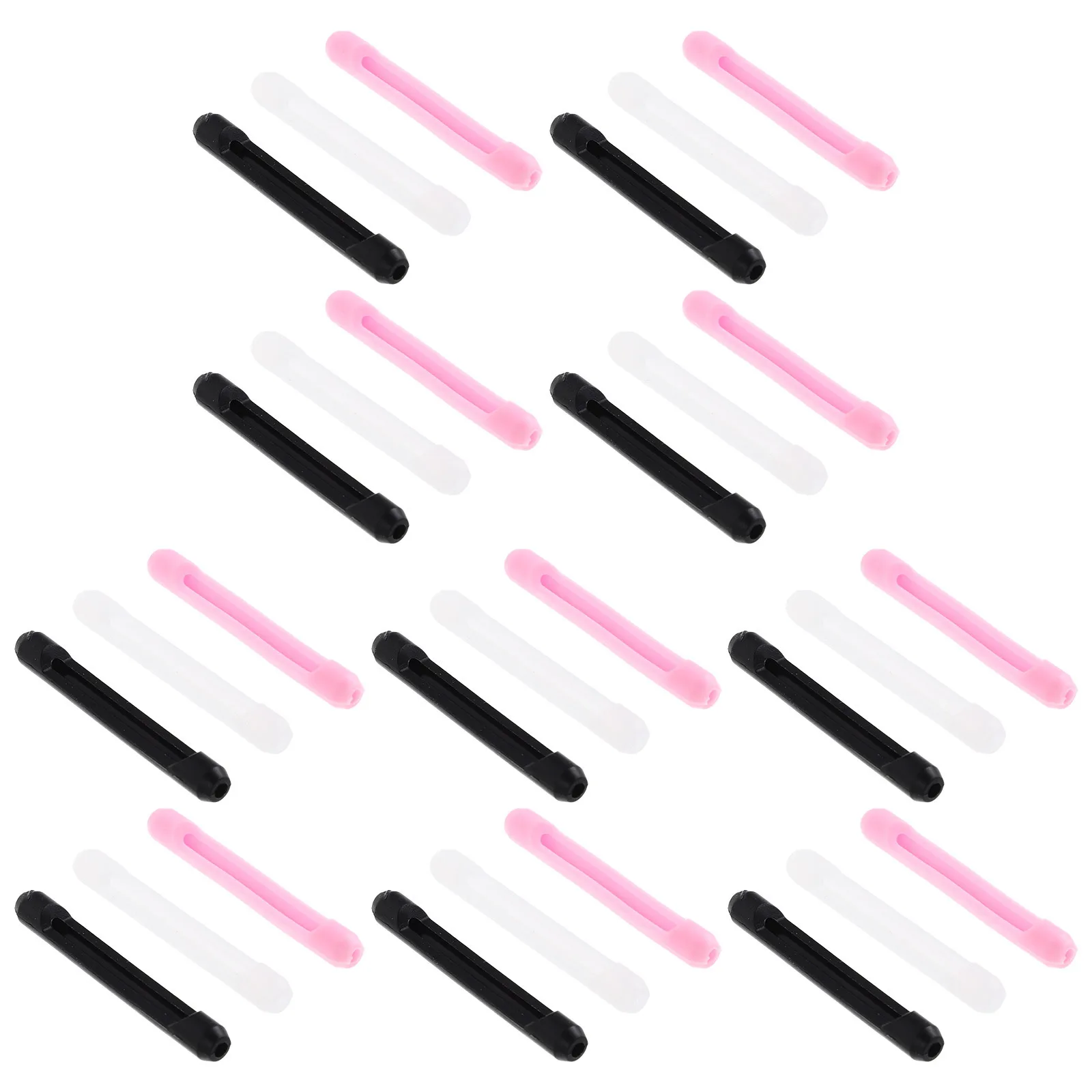 

30Pairs Eyeglass Temple Tips Sleeve Retainer Soft Silicone Anti Slip Grips for Stable Secure Eyewear Comfort Upgrade