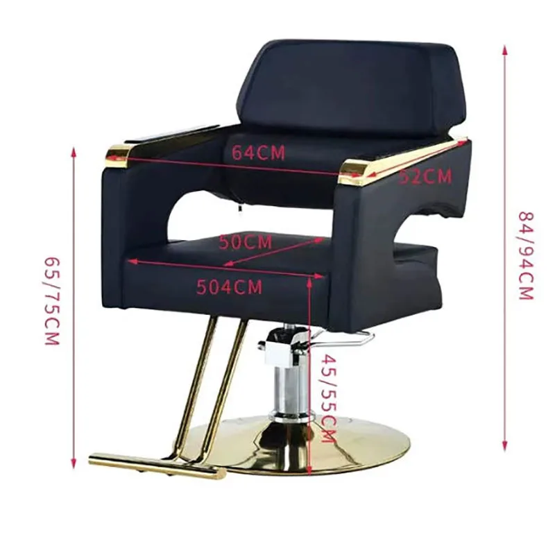 Professional Simple Barber Chairs Quality Trendy Comfortable Ergonomic Salon Chair Styling Simple Sillon Barbero Salon Furniture