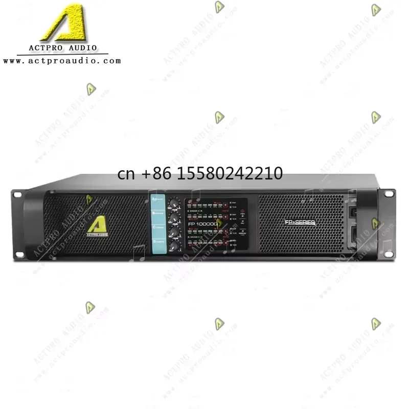 for FP14000 Professional Audio Power Bass Amplifier 14000W Stereo Subwoofer 4 4 Ohm Impedance Metal Shell Surround