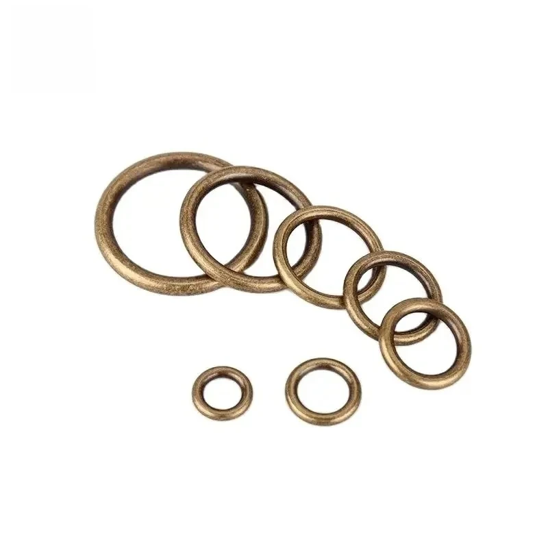 

2cm 3.5cm 4cm 5cm 6cm 6.5cm 8cm 9.5cm 11cm 13cm 15.5cm Pure Bronze Seamless Solid Rings Furniture Door Drawer Bag DIY Craft Acce