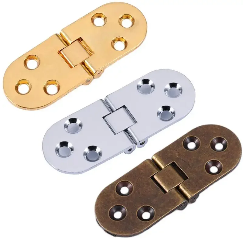 2pcs Zinc Alloy Mounted Folding Hinges Self Supporting Foldable Table Cabinet Door Hinge  Furniture Hardware