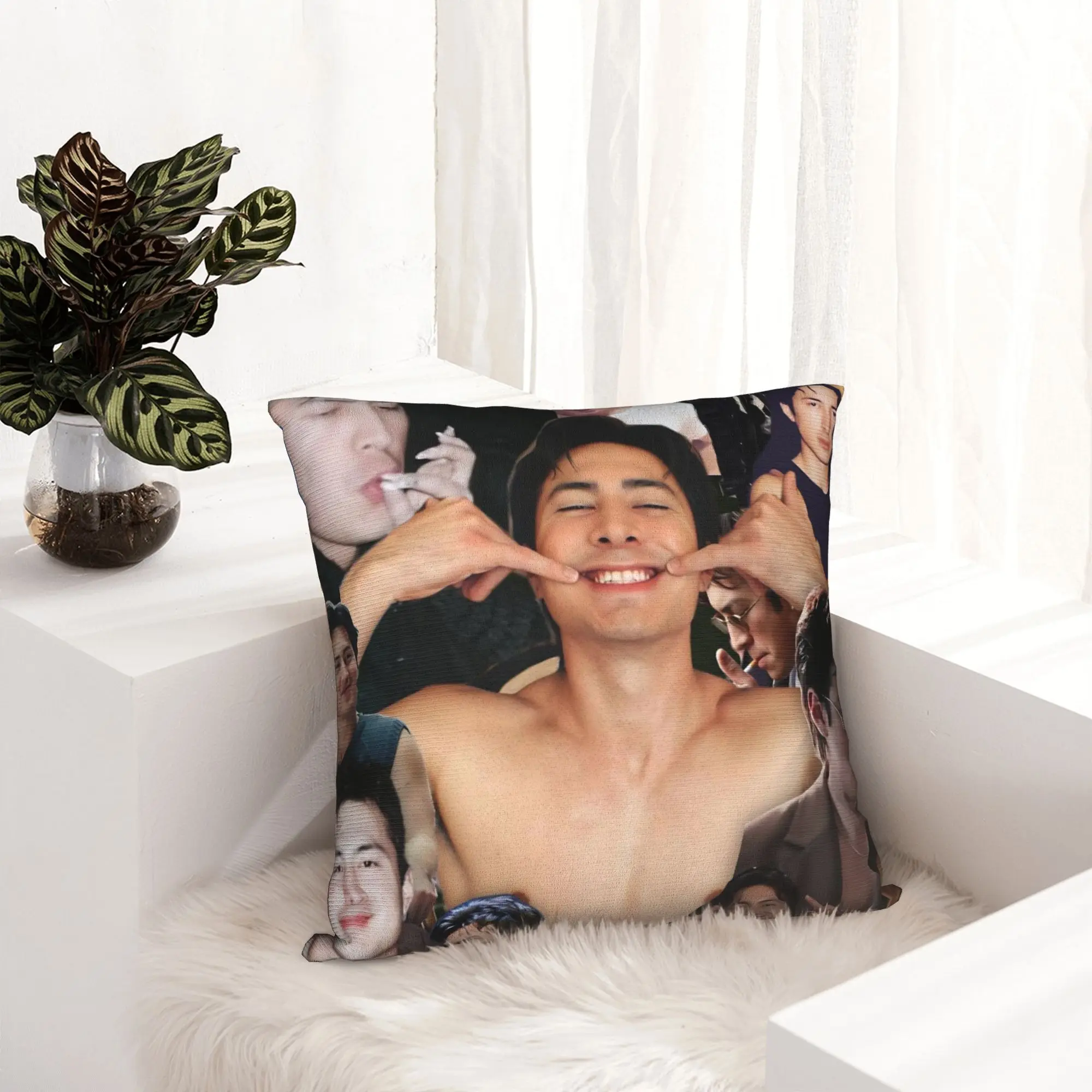 Hudson Williams Pillowcase Printed Fabric Cushion Cover Decor  Throw Pillow Case Cover Home Dropshipping 40X40cm