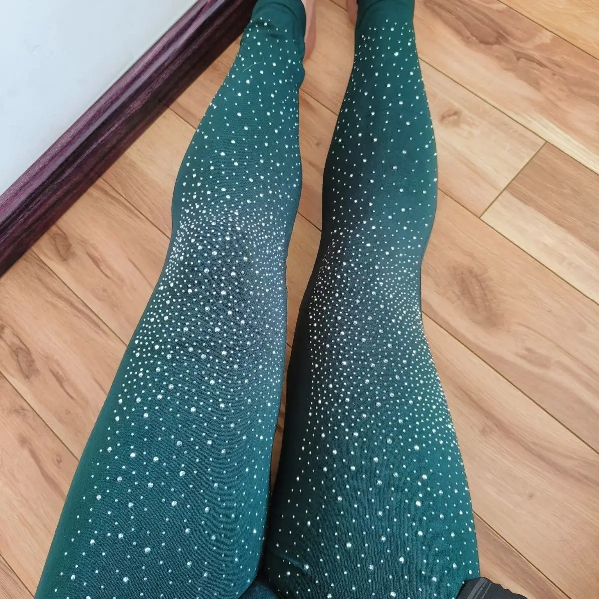 Leggings de lantejoulas sem costura, calças elásticas de cintura alta, calças apertadas sexy, outono e inverno