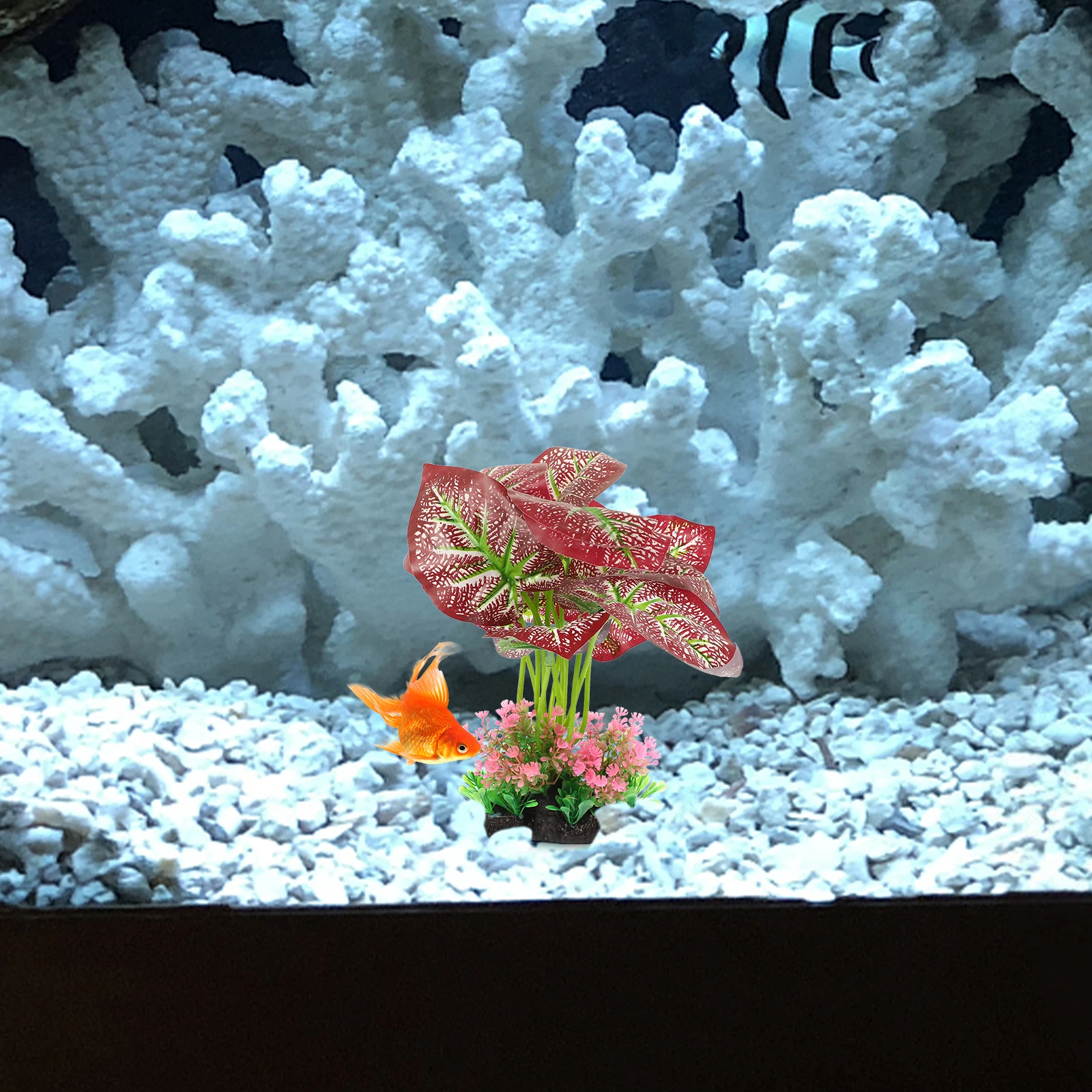 

3D Realistic Aquarium Plants Artificial Fish Tank Decor Simulation Water Grass For Home Office Aquatic Fish Tank Accessories