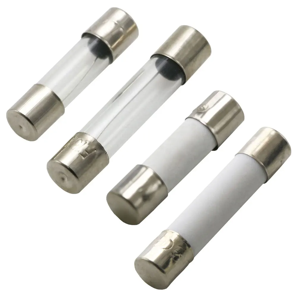 5*20mm 6*30mm 250V Fast Blow Glass Tube Fuses Ceramic Fuse 0.5A 1A 2A 3A 3.15A 4A 5A 6A 6.3A 7A 8A 10A 12A 15A 20A 25A 30A Fuse