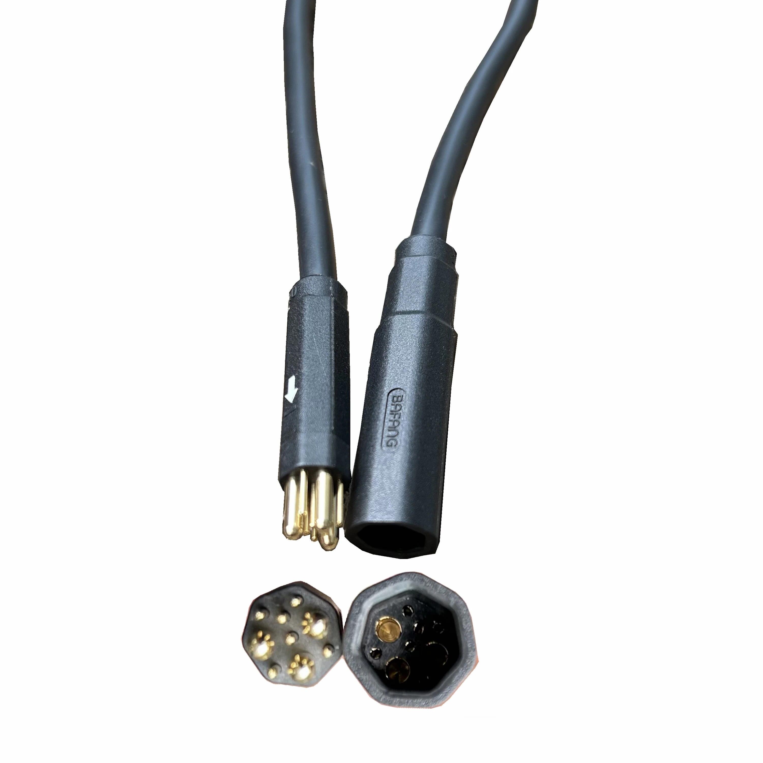Bafang RM G062.500.D/DC FM.G062.500.D 500W Motor Cable Connector 9pin Male And Female 3+6 Wire Connection Plug Waterproof