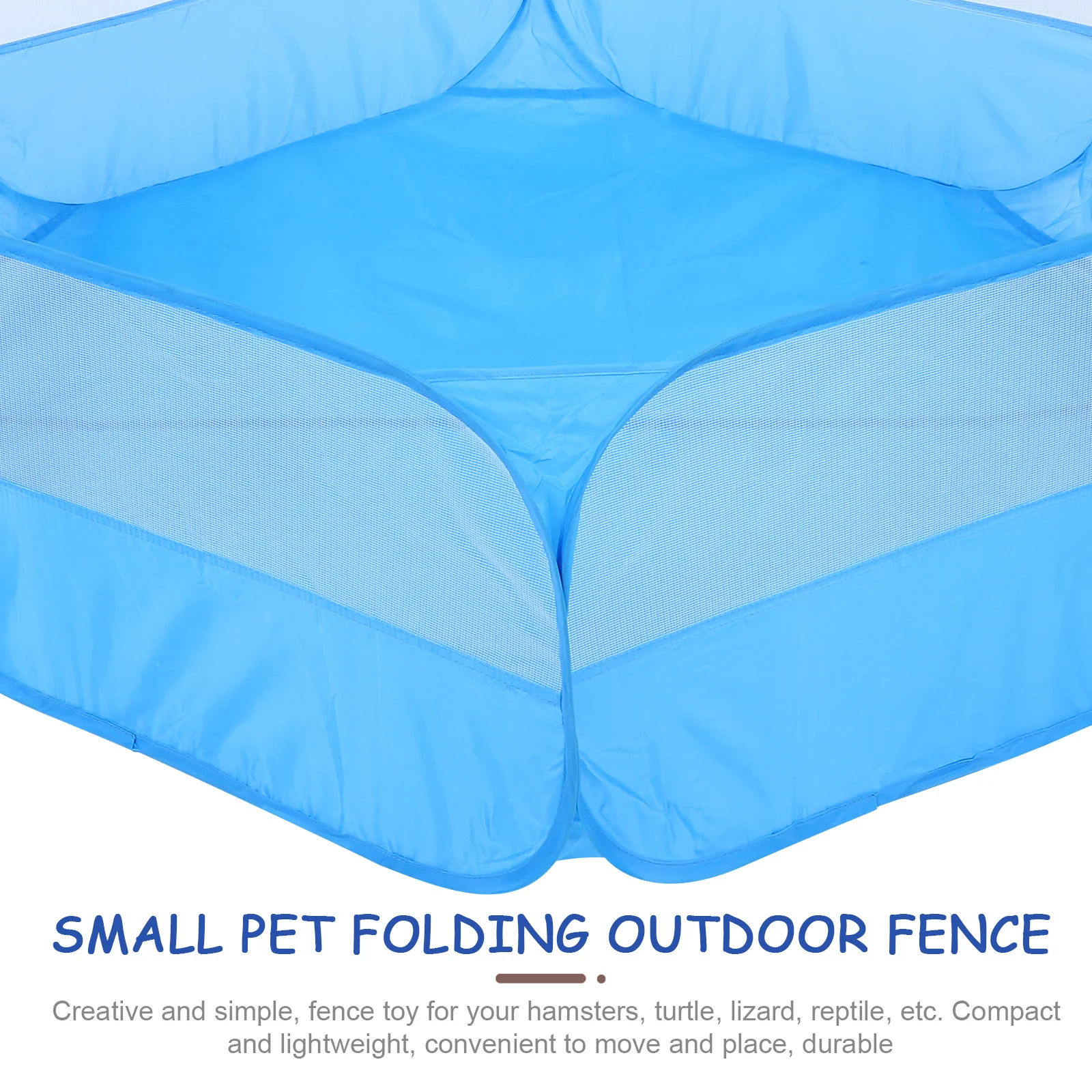 

Pet Playpen Nylon Foldable Small Animals Hamster Cage Fence Guinea Pig Chinchilla Durable Safe Space Saving Easy Carry