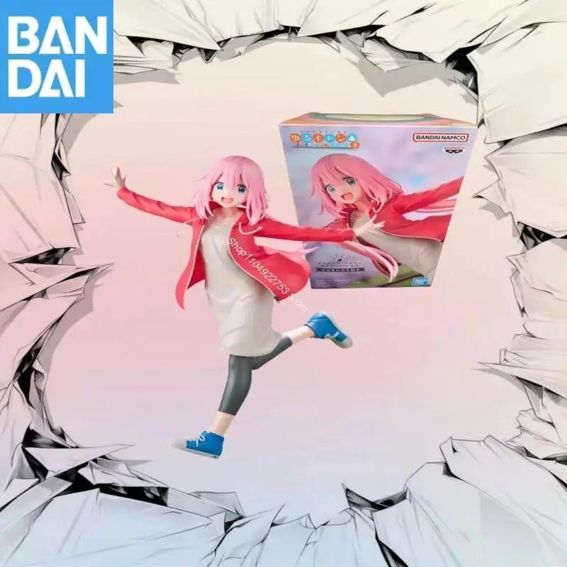 

BANDAI NAMCO BANPRESTO Laid Back Camp KAGAMIHARA NADESHIKO YURUCAMP ПВХ 24 см аниме фигурка модель в наличии оригинальные праздничные подарки