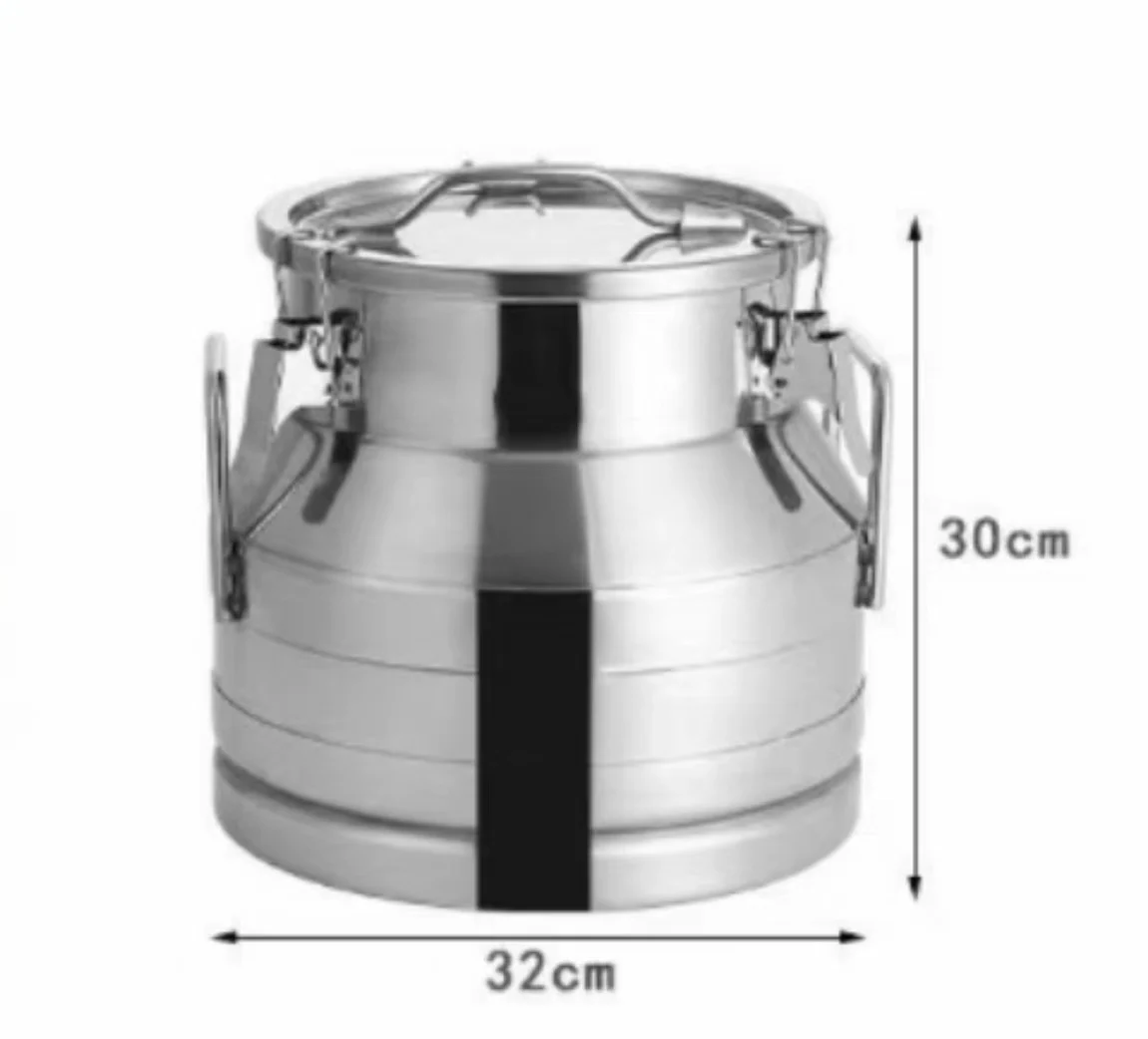 Barile di trasporto sigillato in acciaio inossidabile 304 Barile di stoccaggio dei cereali per animali domestici Barile di vino Serbatoio sigillato