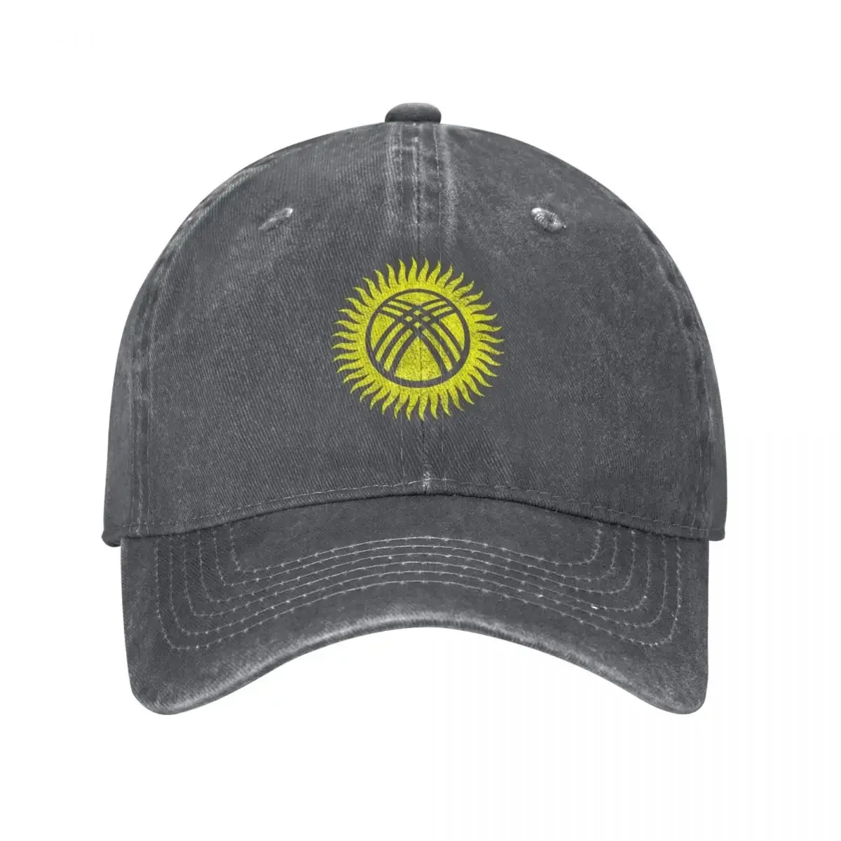 

NATIONAL FLAG OF KYRGYZSTAN Baseball Cap Military Cap Man derby hat Anime hiking hat Hats For Women Men's