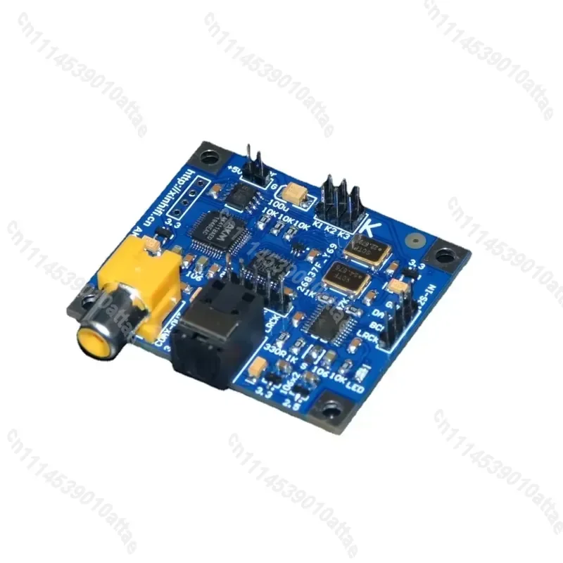 AK4118 Coaxial Optical I2S DAC Board 24bit 192kHz for Raspberry Pi 2B 3B 3B+ 4B Compatible with Volumio Moode Audio