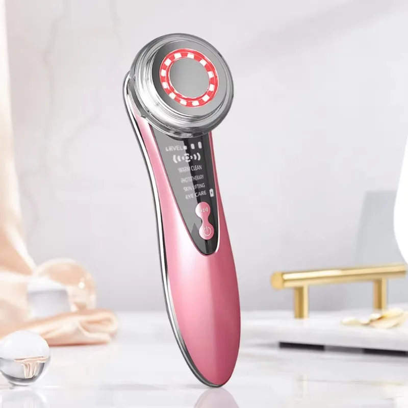 Skin Rejuvenation Facial Massager Tool with 3 Adjustable Intensity Levels EMS Microcurrent Facial Massager Vibration