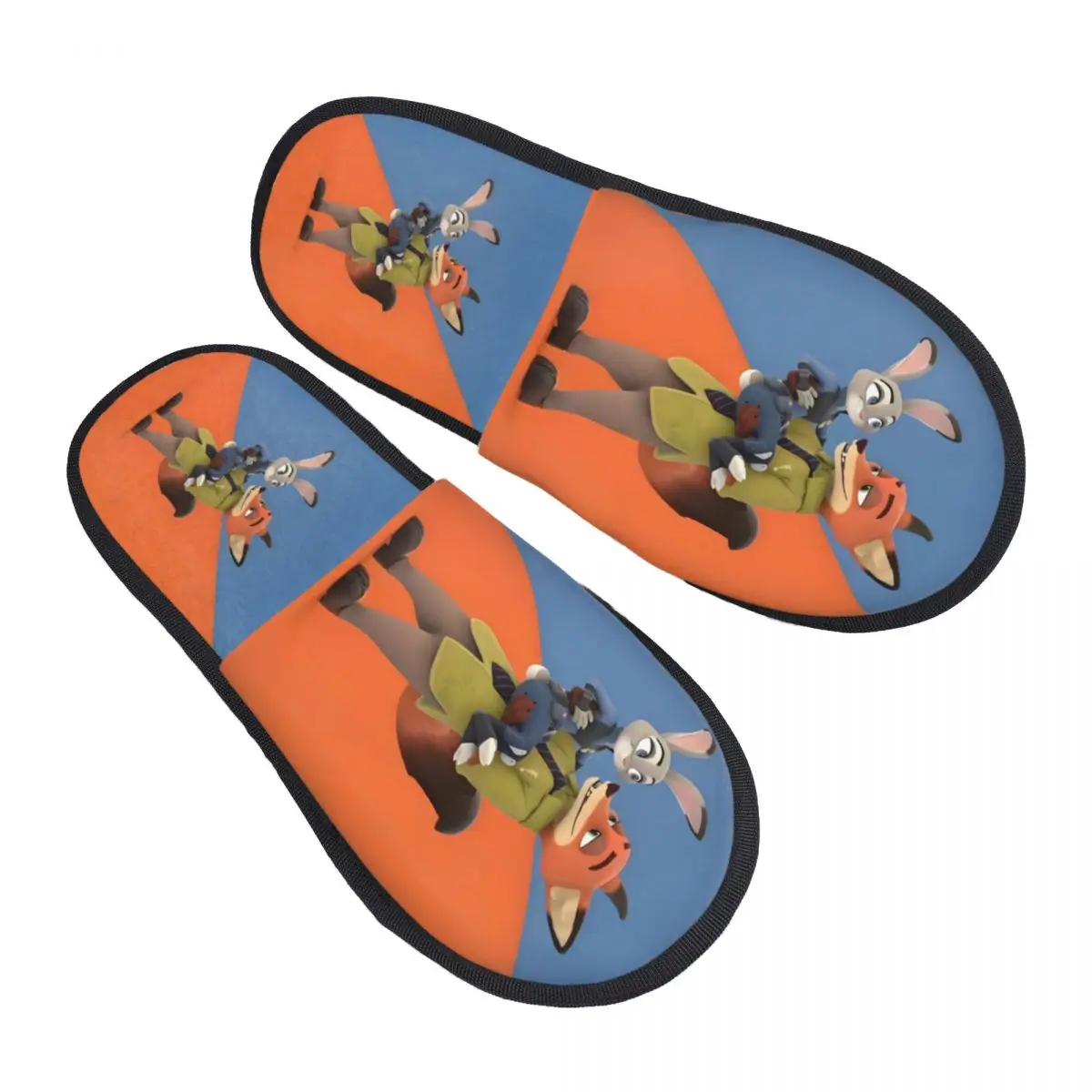 

Домашние тапочки с изображением аниме-фильма Zootopia, женские удобные тапочки из пены с эффектом памяти, милые тапочки без шнуровки с героями мультфильмов для спа