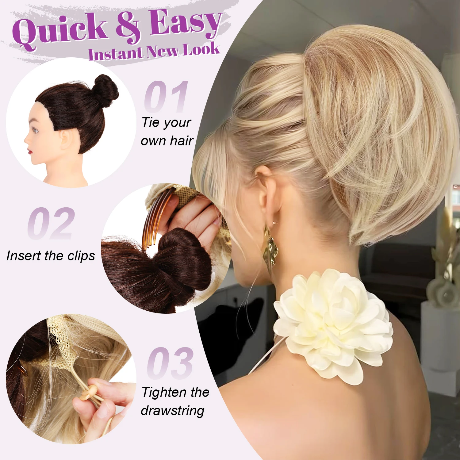 Thumbnail 4 - #66 Compare Synthetic Chignons Before You Buy