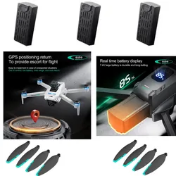 S159 GPS RC Drone Original Battery 7.4V 2200MAH Spare Parts Battery/Propeller For S159 GPS RC Drone Battery Blades accessory