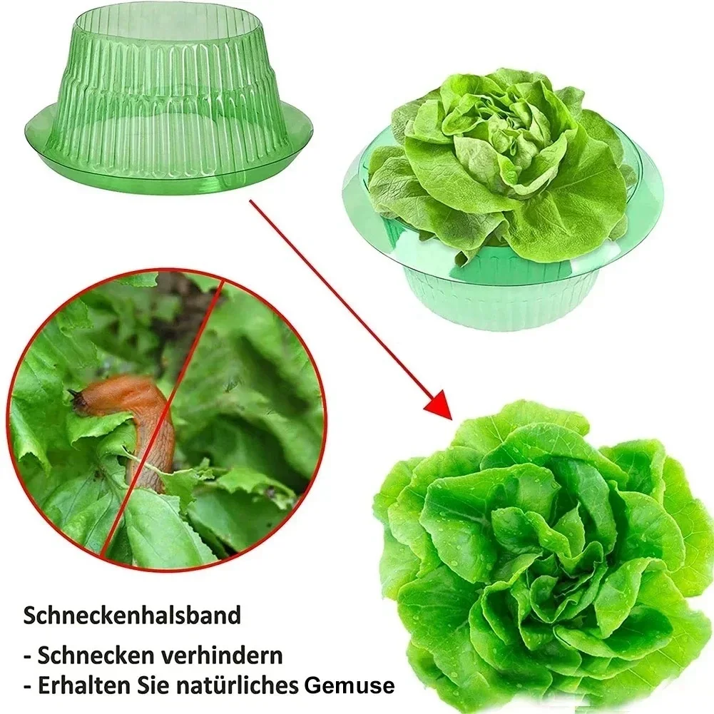 10PCS Slug Protection Vegetables Covers Plant Snail Collar Guard Garden