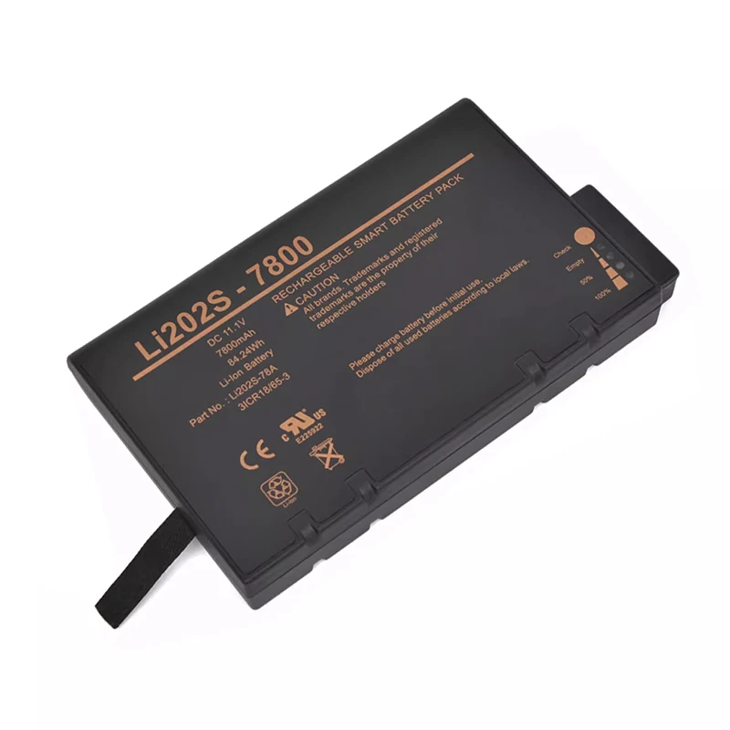 UGB New LI202S-7800 LI202S-78A 146-0127-00 Battery For mCare300 mCare300D CG-5 CG-6 ELS5 PAUT TFM medical battery 11.1V 7800mAh