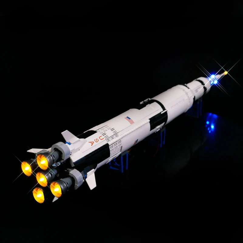 

No Model LED Light Kit for Ideas NASA Apollo Saturn V 21309