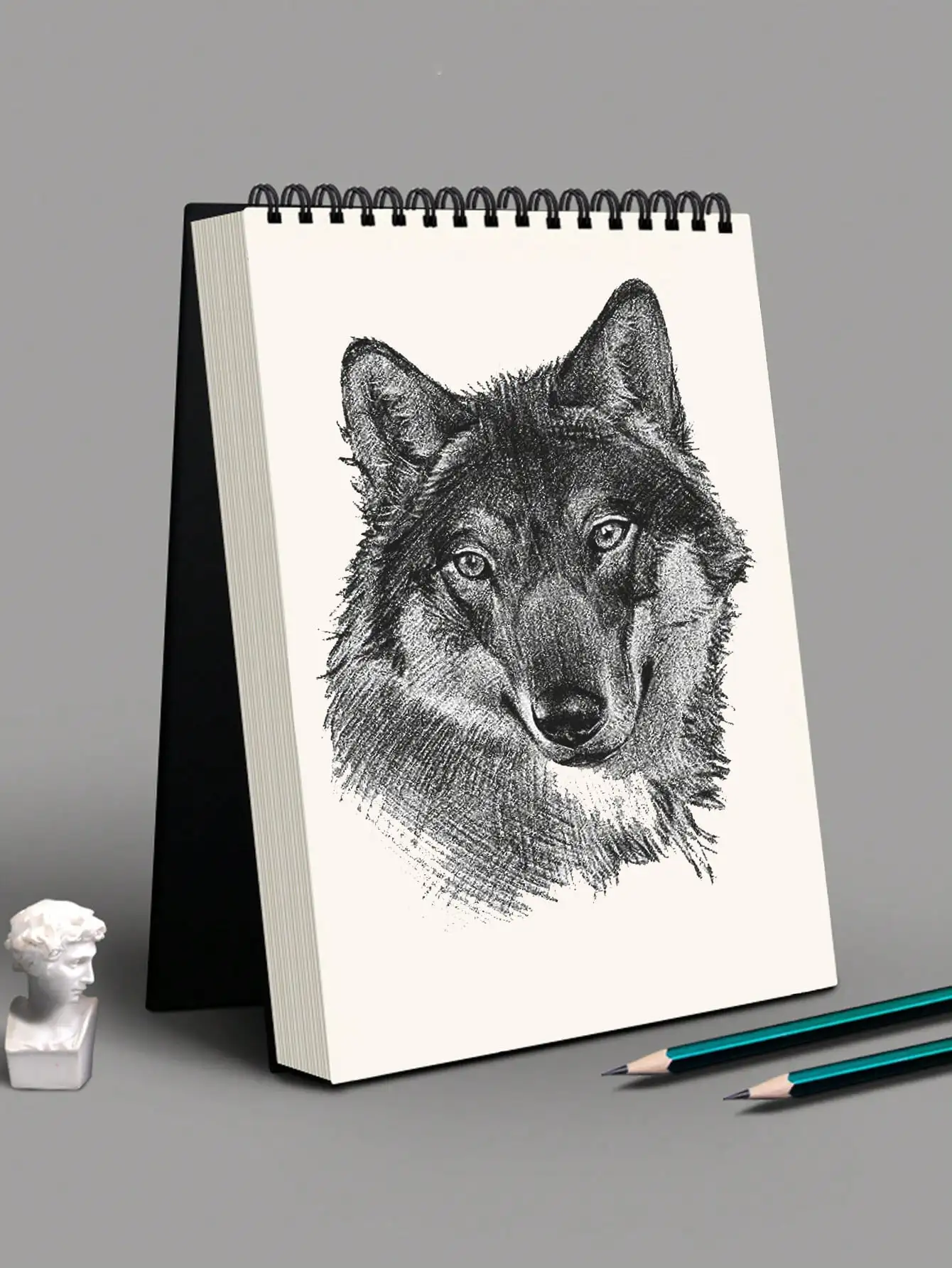 

Spiral Bound Sketchbook – 30 Pages, Blank Paper for Artists & Beginners – A3/A4/A5 Sizes