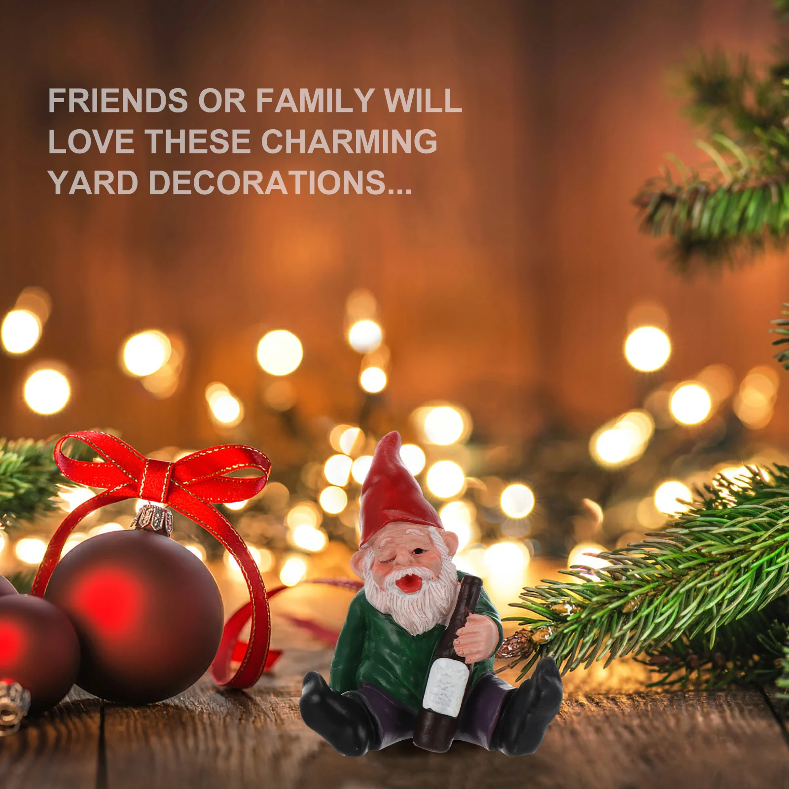 

1Pcs Resin Outdoor Decor Garden Decoration Funny Little Dwarf Statue Durable Lawn Ornament Lovely Gift Garden Decor