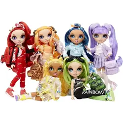 [Limited Supply] 1/6 Rainbow High School Doll Without Box Yellow / Red Hair Slime Doll Dress Up Toys for Children