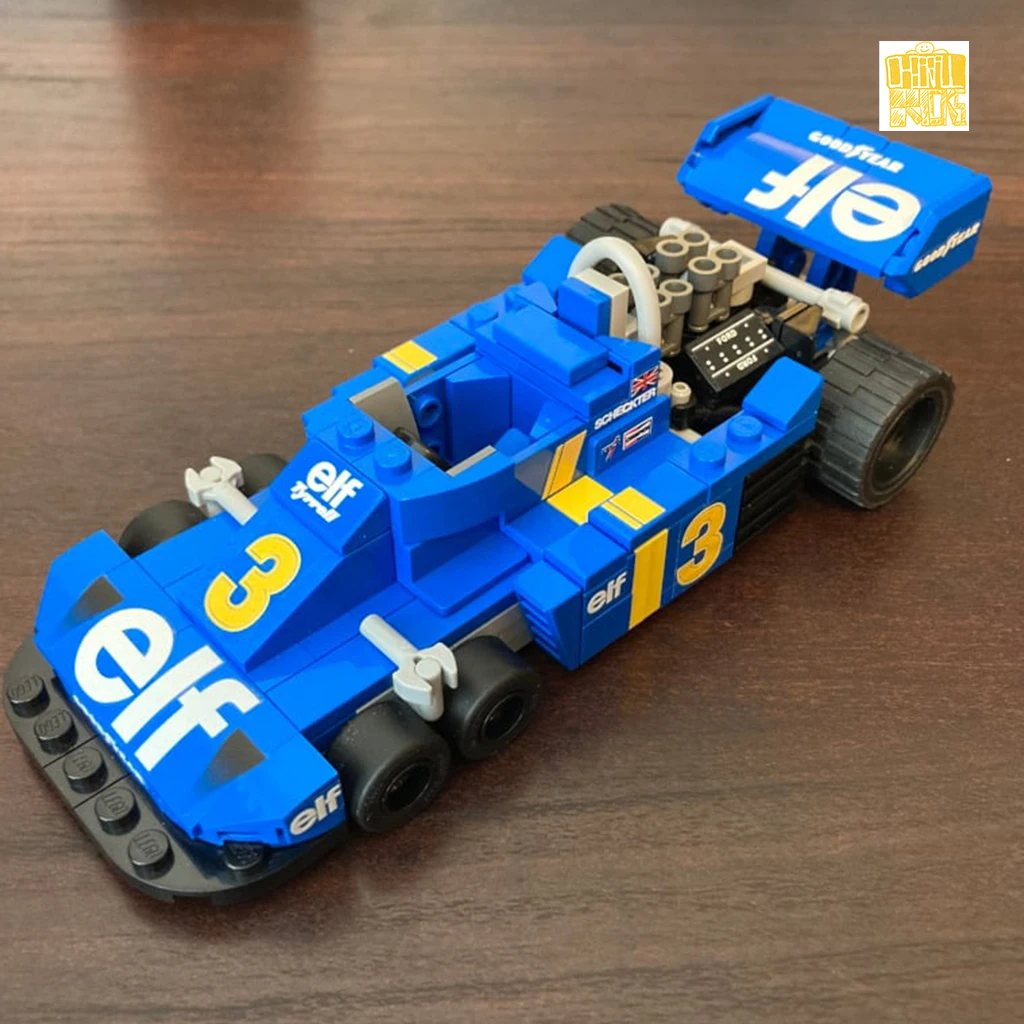 MOC-42920 P34 Racing รถขนาด 1:27 รุ่น PDF ภาพวาด Building Blocks อิฐเด็ก DIY ของเล่นวันเกิดคริสต์มาสของขวัญ