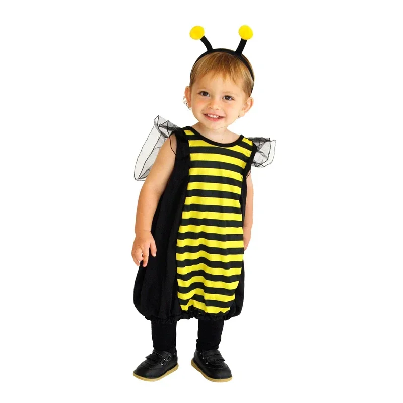 for Baby Girls Boys Halloween Purim New Year Carnival Party Costumes 1-4T Infant Toddler Lovely Insect Bumble Honey Bee Costume