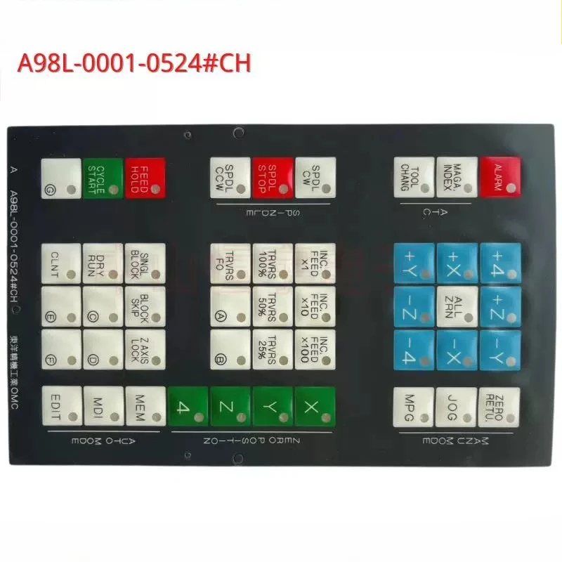 1PC Membrane Button Switch for A98L-0001-0524#T A98L-0001-0524#S 02 A98L-0001-0524#J A98L-0001-0524#CH  Overlay Film
