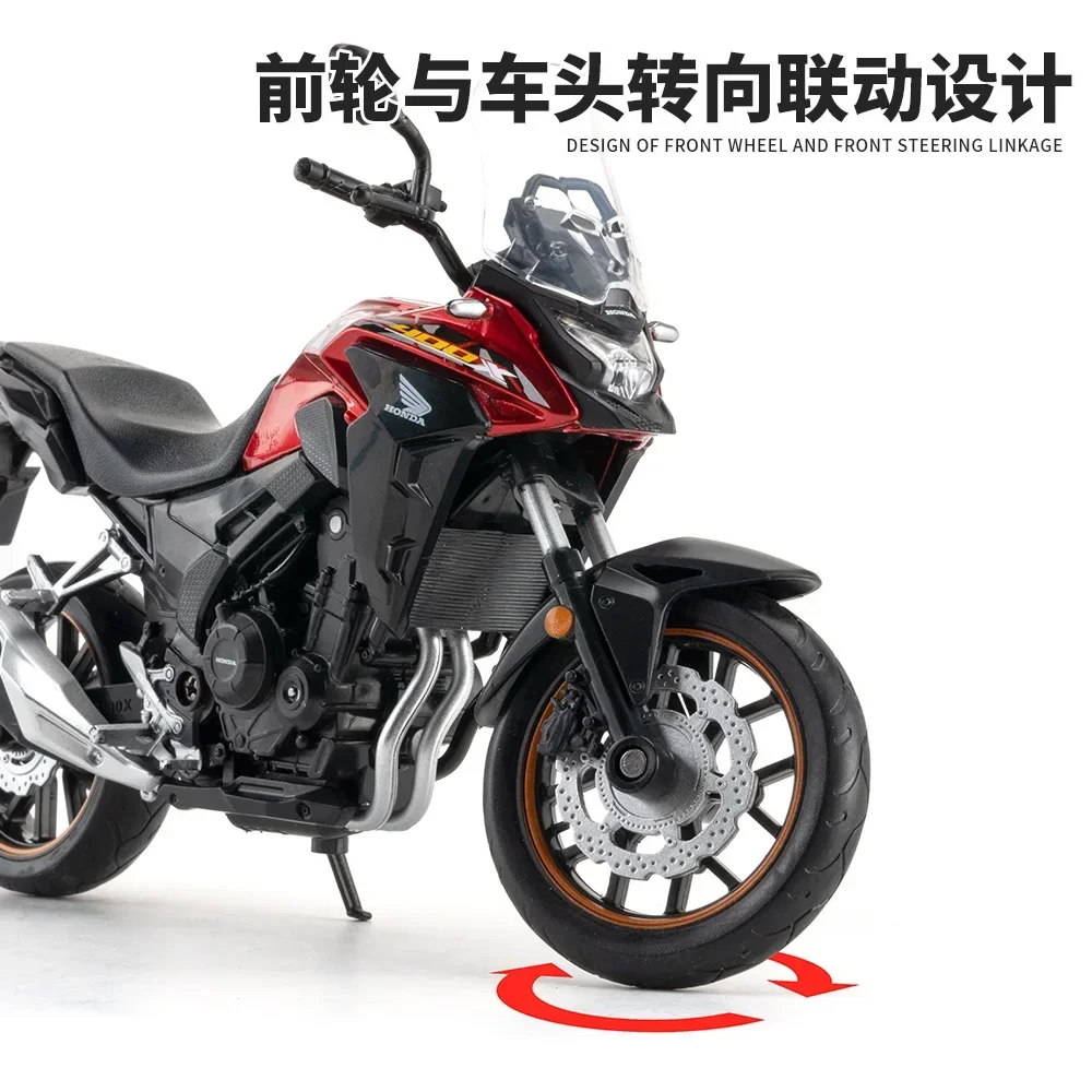 1:12 Honda CB400X Alloy Motorcycle Model Diecast Street Off Road Autocycle Model Simulation Collection Children Toy Gift M60