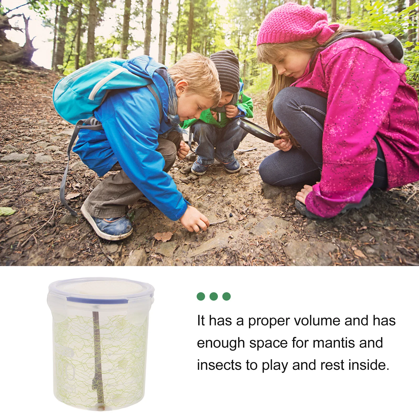 

Pet Mantis Box Strong Transparent Plastic Enclosure Easy Clean Gecko Tank Reusable Insect Breeding Habitat Terrarium Reptile