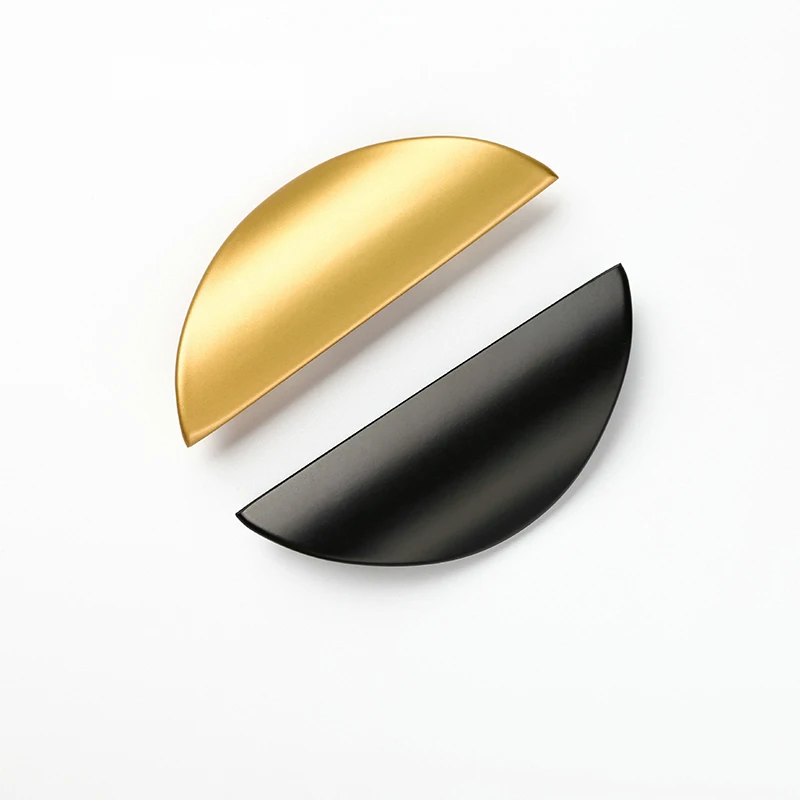 

1PCS Furniture Handle Nordic Style Crescent Shaped Handle Suitable For Wardrobes And Drawers Practical Kitchen Accessories