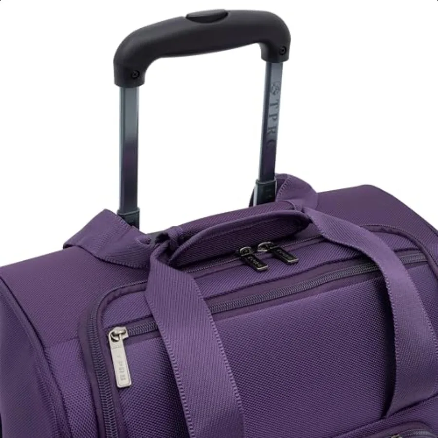 Smart Under Seat CarryOn Lage com porta de carregamento USB Roxo Underseater 15 polegadas