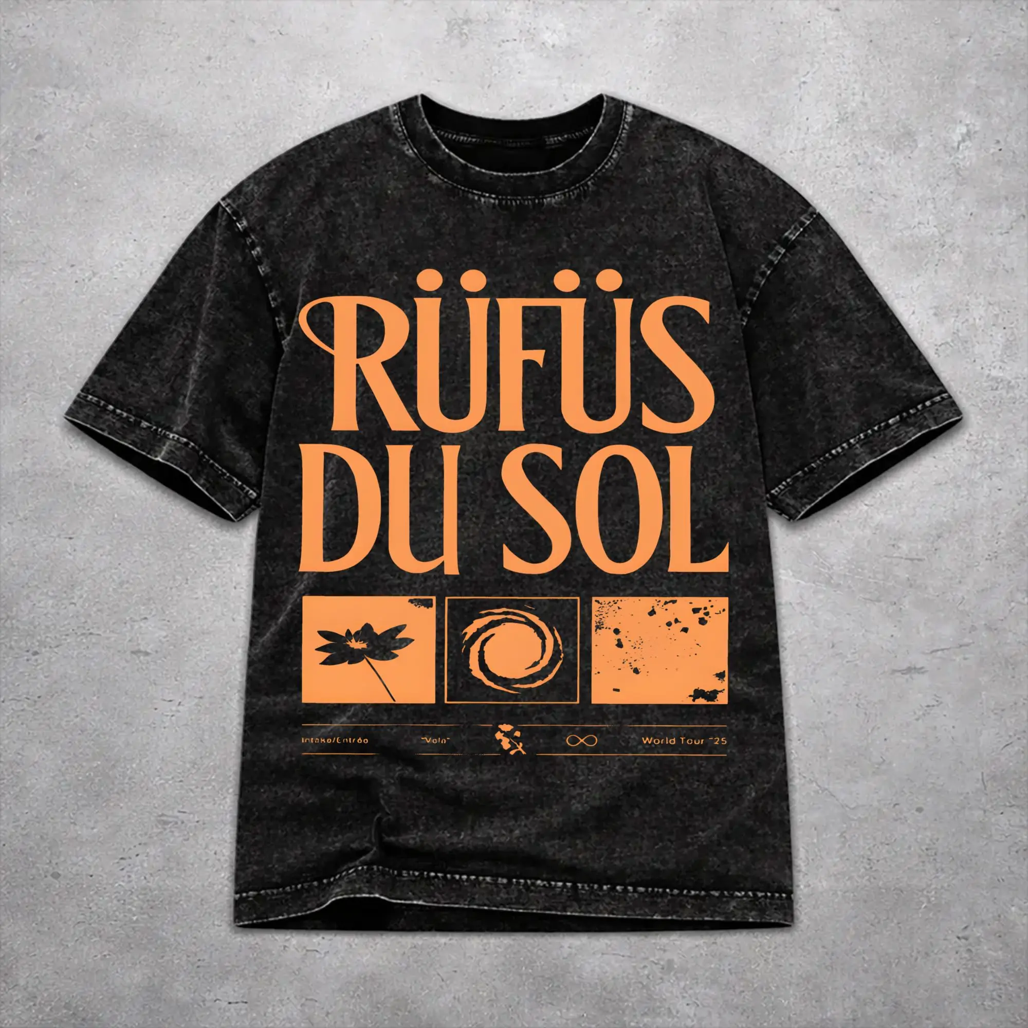 Rufus Du Sol 2026 Concert T Shirt Harajuku Style For Men Women Pure Cotton T-Shirts Tee Tops