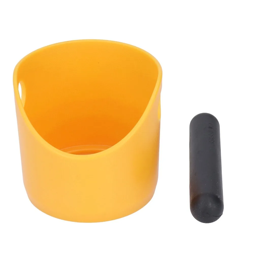 Plastic Rubber Construction Coffee Knock Box 4.3 Inch Size Removable Knock Rod Espresso Knock Box Non-Slip Base