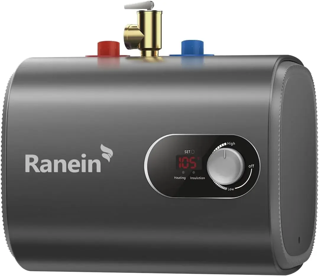 Gen II 2.5 Gallons Electric Mini Tank Water Heater, 120V, Instant Hot Water for Point of Use, Easy Installation, Compact Design