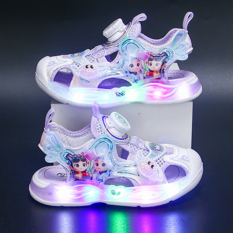 

Summer Baby Sport Sandals Toddler Infant Sneakers Kids Summer LED Sandals Boy Sport Luminous Shoes Girl Sneakers