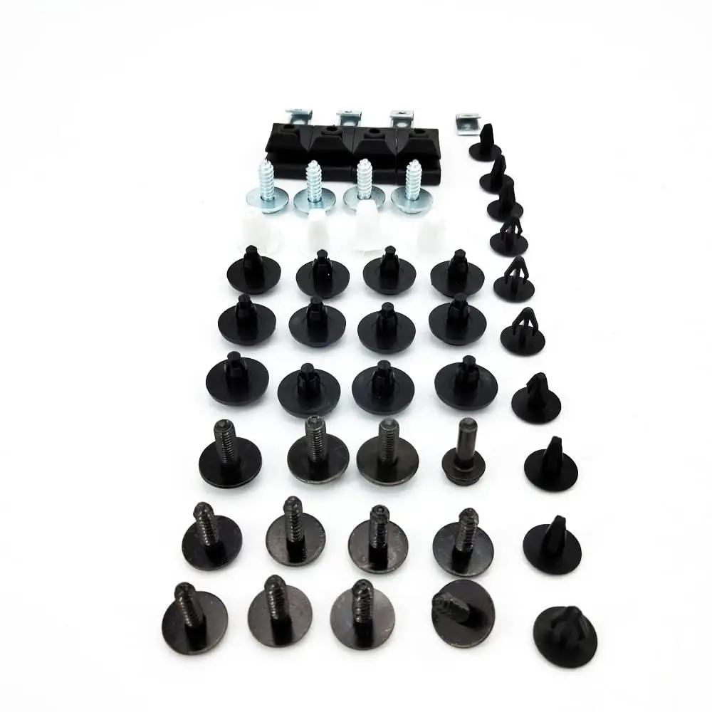 

50pcs Mixed Fasteners For Toyota Lexus Fender Trim Clips Mudguard Screws Rivets