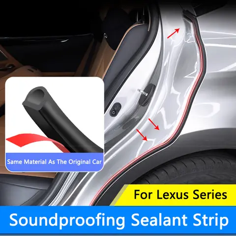 QHCP 자동차 뒷문 방음 씰링 스트립 자동 대시 보드 씰링 고무 스트립 Lexus ES200 RX350h NX260 용 소음 장식